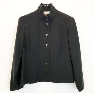 Chico’s Platinum Black Jacket Size 1